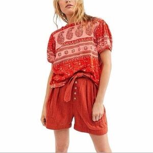 Free People Paisley Tee